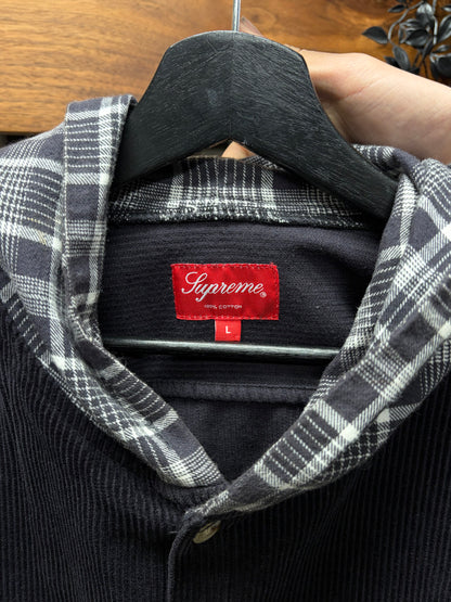 AW2018 Supreme Corduroy Hooded Work-Shirt