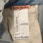 2021 Acne Studios ‘Dirt Wash’ Blue Flared Cut Denim