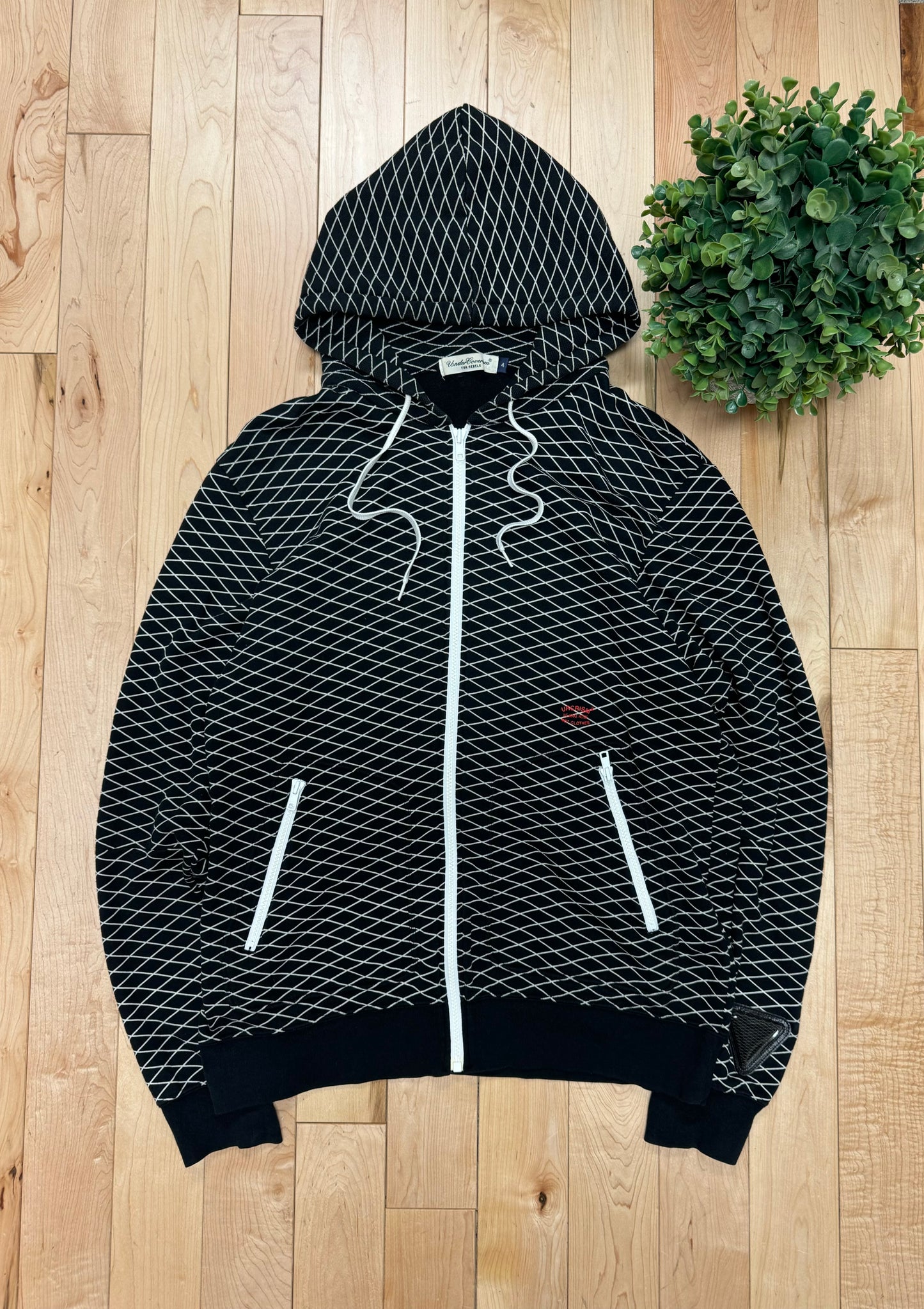 SS2008 Undercover ‘Watch Window’ Zip-Up Hoodie