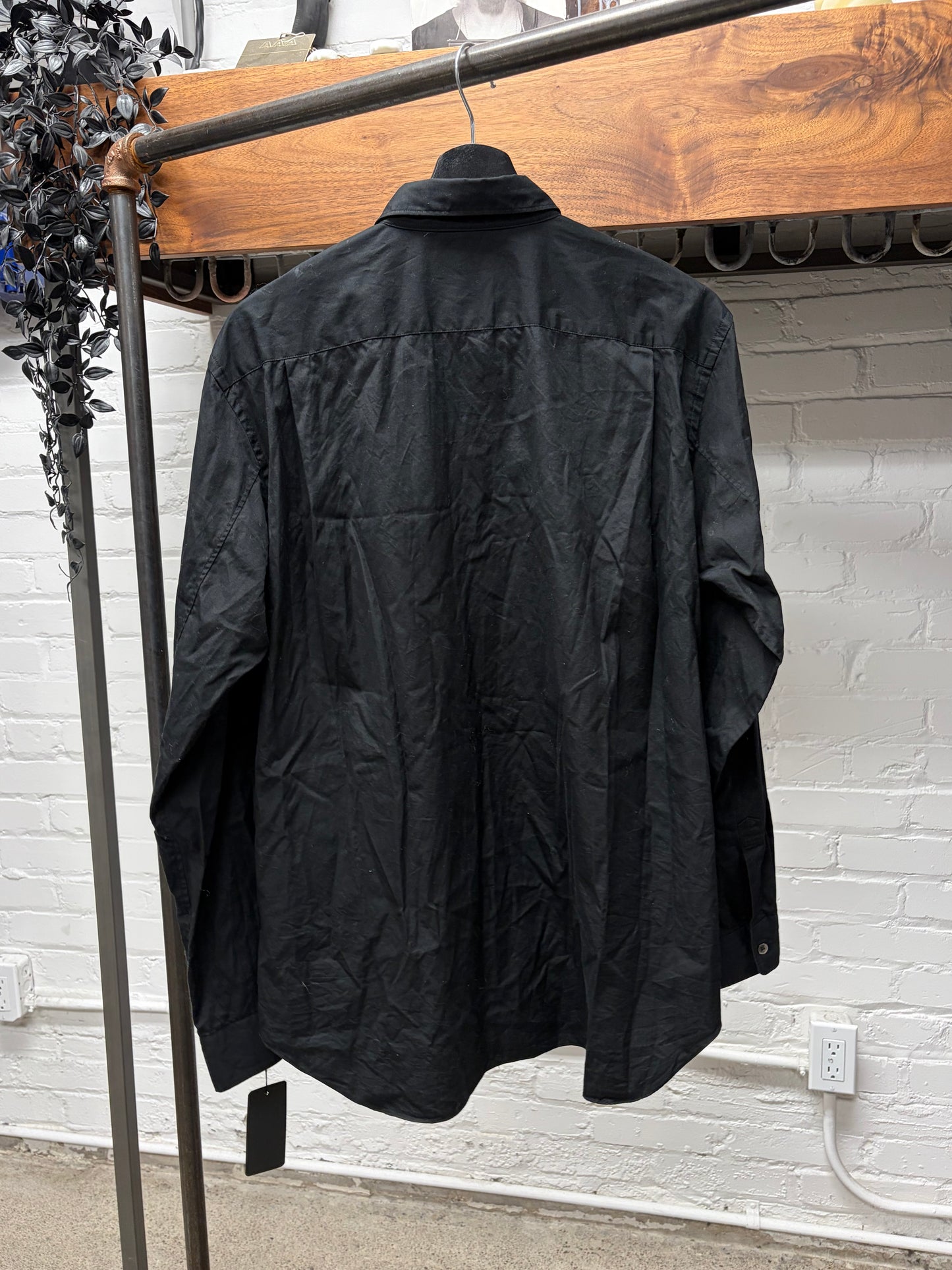 2018 Comme Des Garçons Homme Plus Layered Panel Button Up Shirt