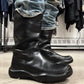 AW1999 Prada Runway Leather Toggle High Top Boots