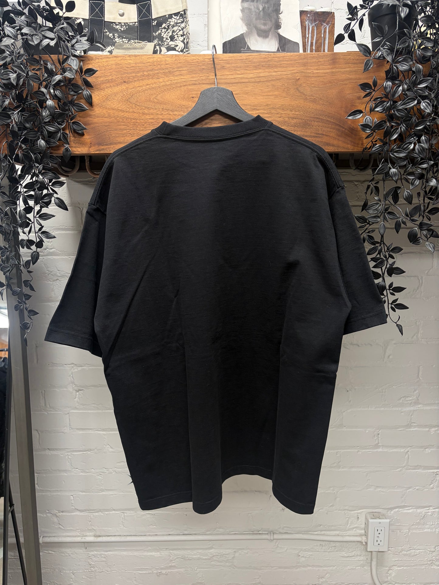 2019 Balenciaga ‘X-Rated’ Oversized Black Graphic T-Shirt