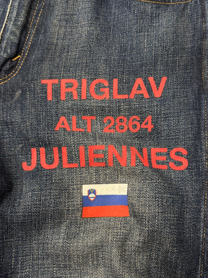 AW2005 Junya Watanabe x Levi’s ‘Triglav’ Flag Blue Jeans