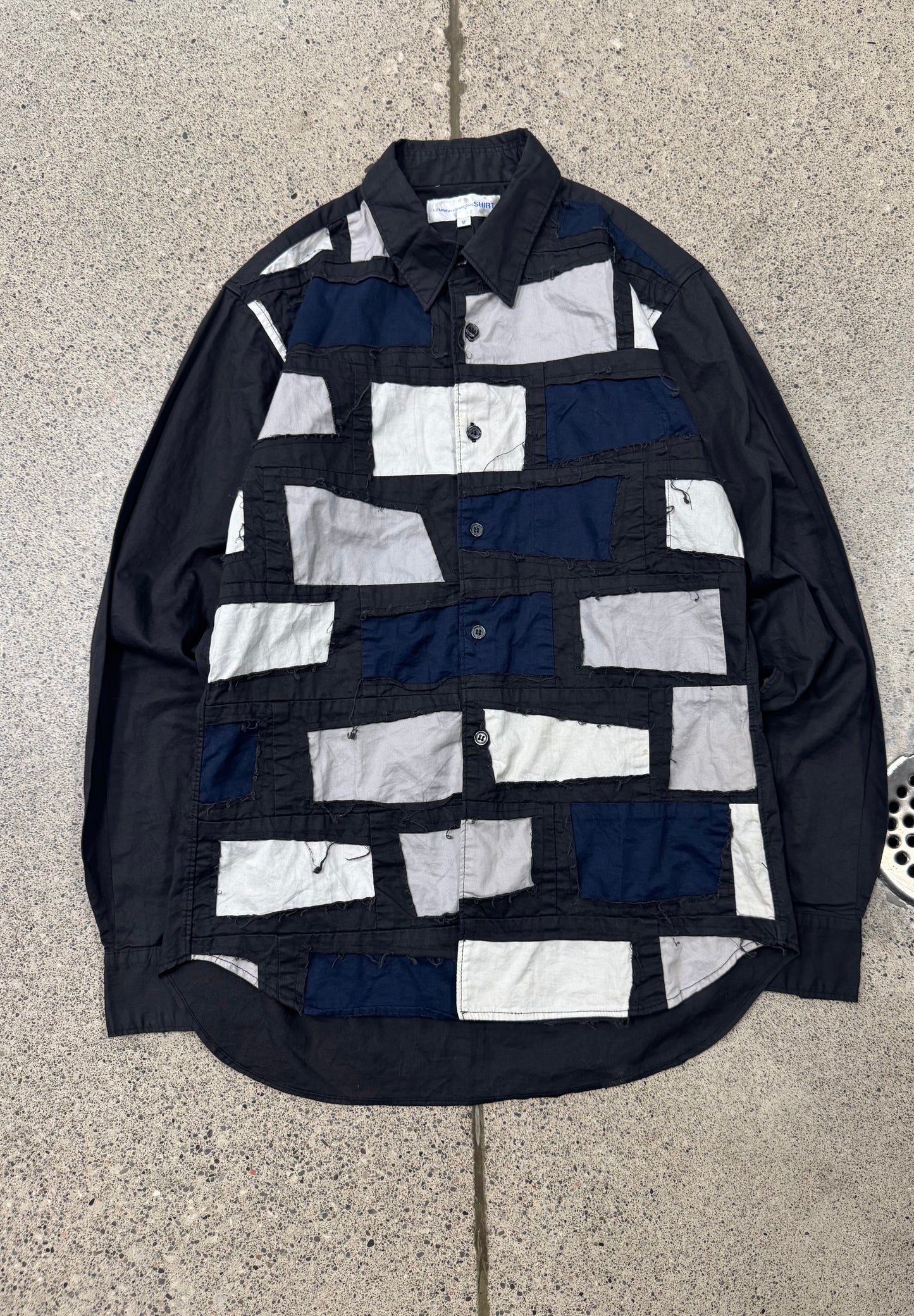 2009 Comme Des Garçons Shirt ‘Patchwork’ Button Down