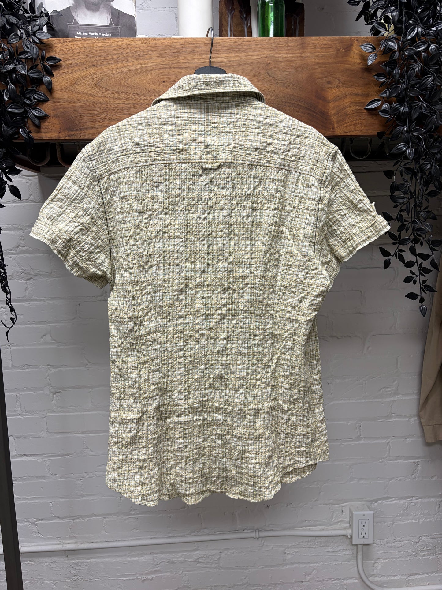 Dolce & Gabbana Gingham Button Up Shirt