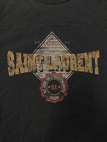 SS2021 Saint Laurent Baseball Logo T-Shirt