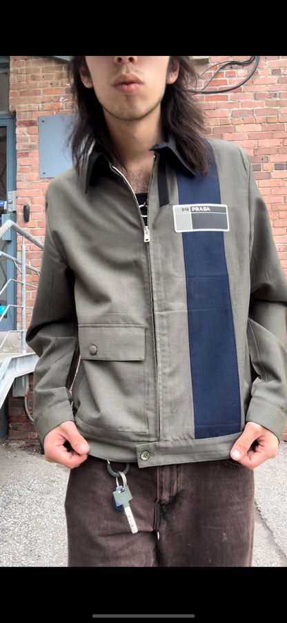 AW2018 Prada Mainline Zip-Up Worker Jacket – Alex Maxamenko