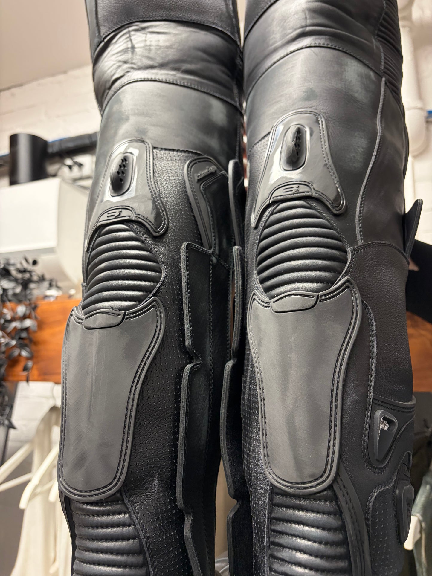 AW2023 Balenciaga ‘OTK’ Over the Knee Leather Biker Boots