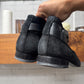Saint Laurent ‘Jodhpur’ Western Buckle Black Suede Ankle Boots