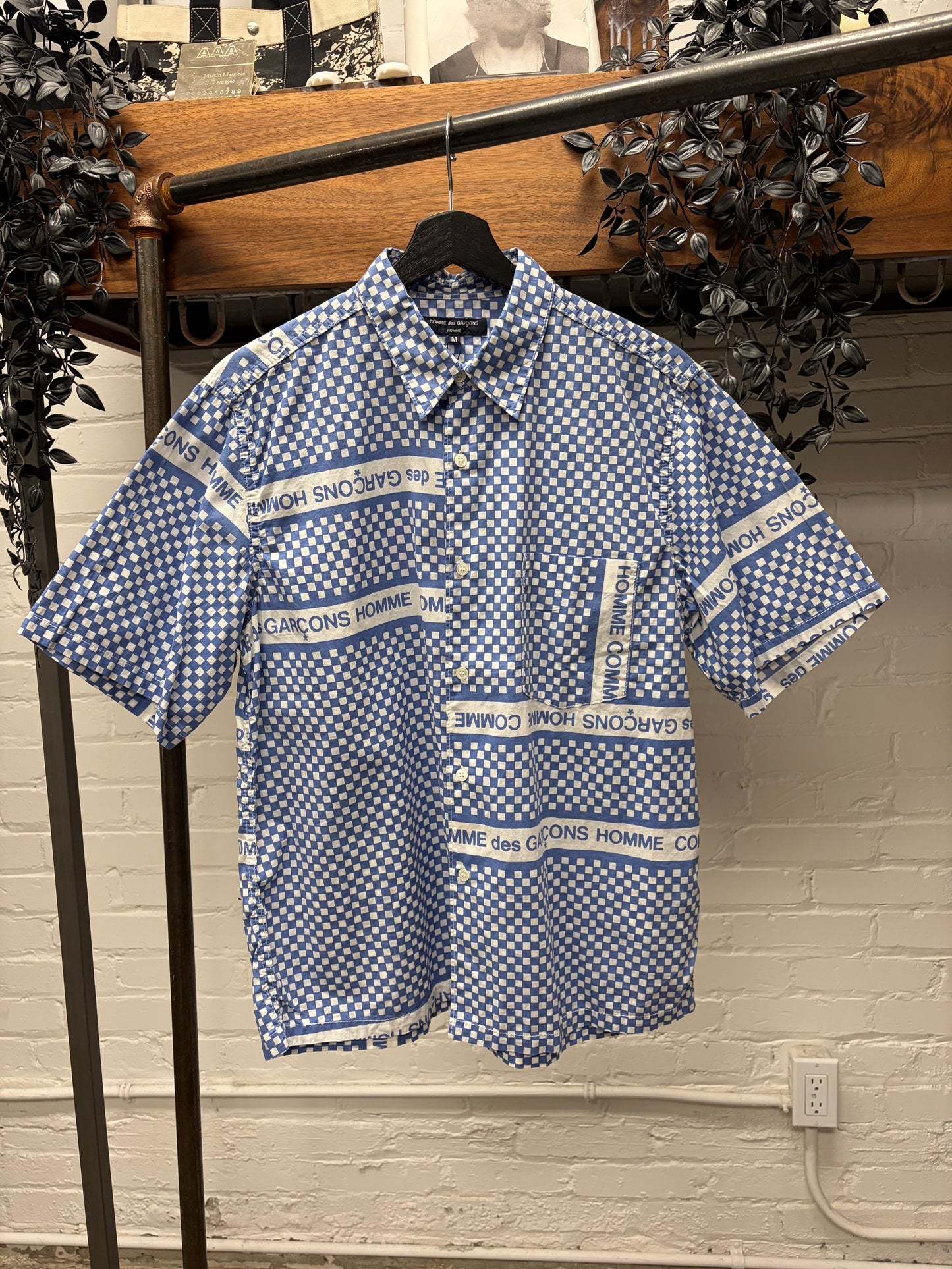 SS2003 Comme Des Garçons Homme ‘Checkerboard’ Short Sleeve Shirt