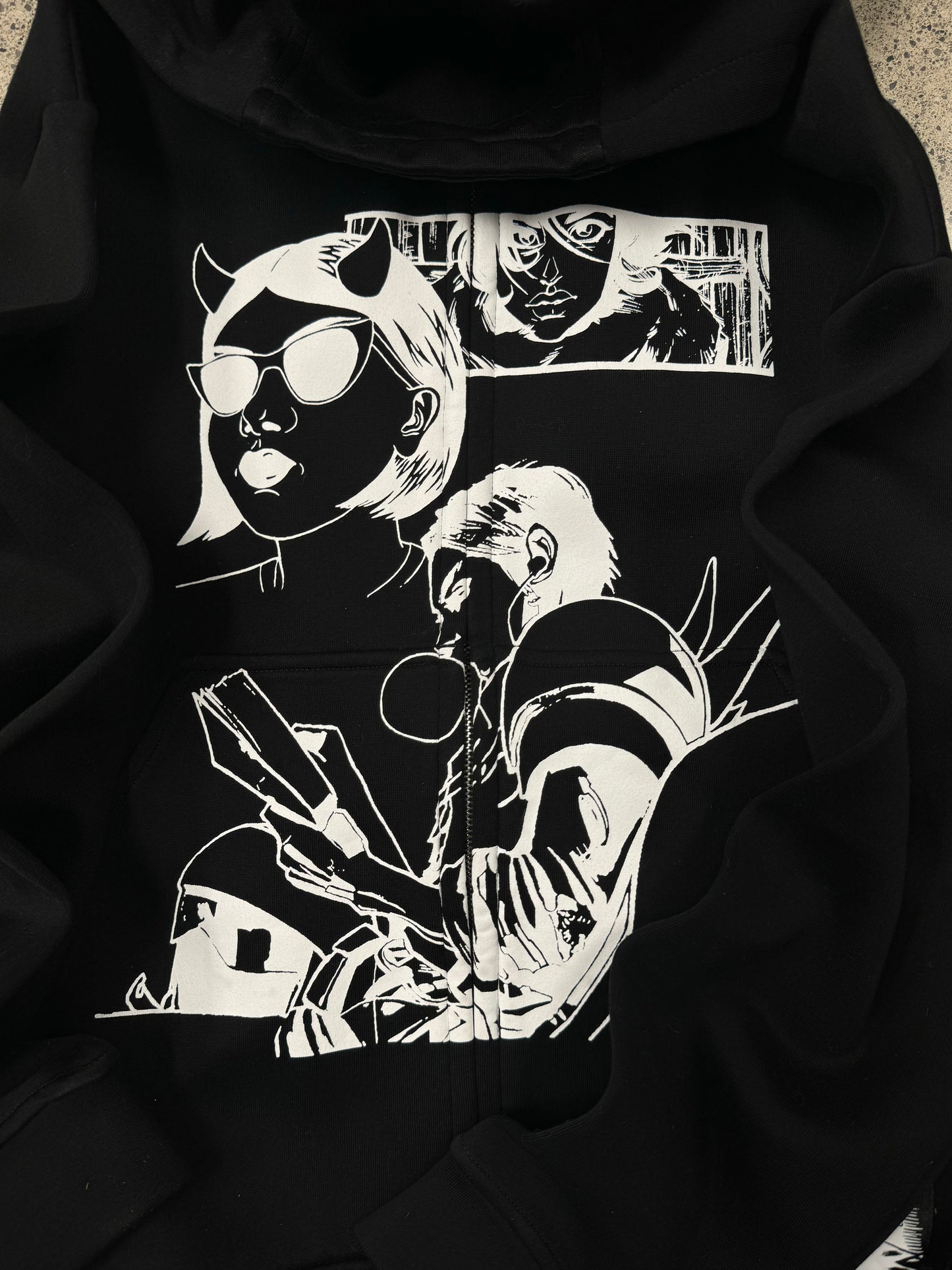 SS2018 Prada ‘Comic Strip’ Zip-Up Hoodie