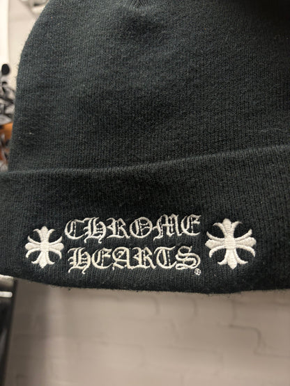 Chrome Hearts Black ‘CH Plus Cross’ Logo Beanie