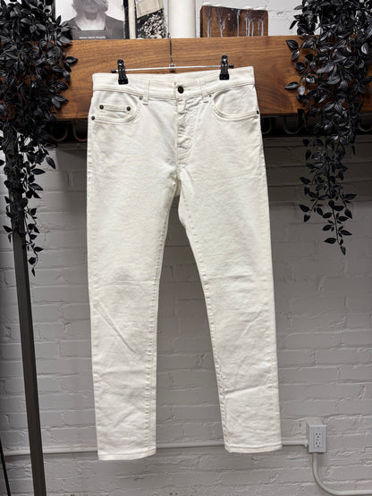 2016 Saint Laurent by Hedi Slimane ‘D02’ White Skinny Jeans