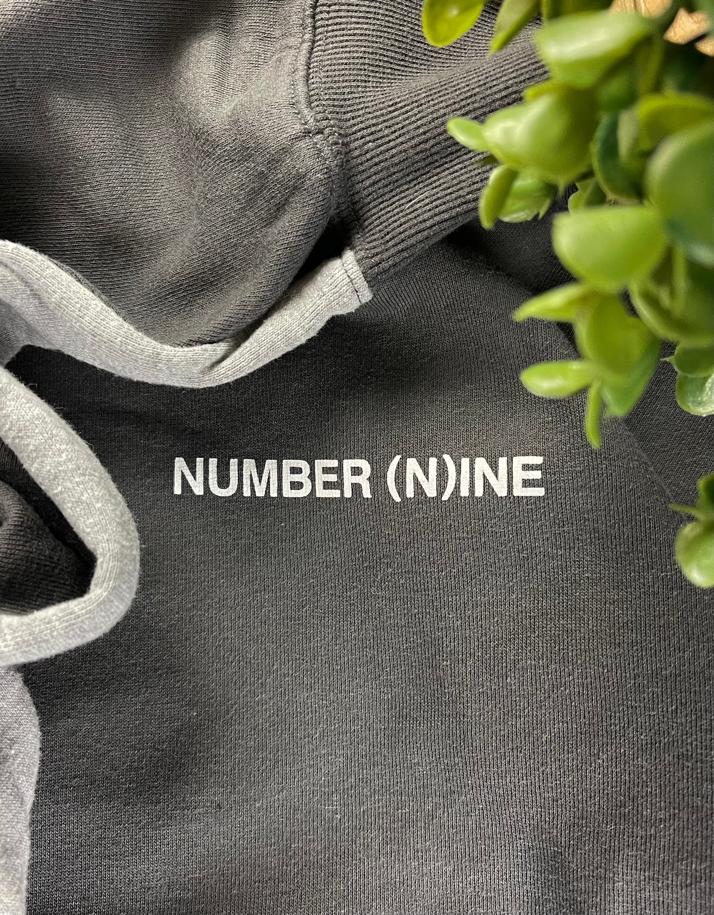 Number (N)ine x Common Sort Chest Logo Hoodie