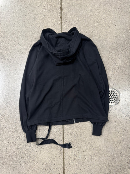 Rick Owens DRKSHDW ‘Sleeve Cutout’ Zip-Up Hoodie