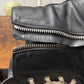 Rick Owens Black Leather ‘Ramones’ High Top Sneakers