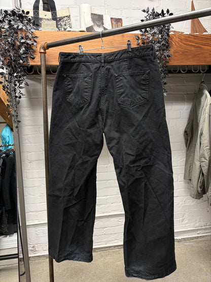 Rick Owens DRKSHDW ‘Geth’ Black Heavyweight Straight Cut Jeans