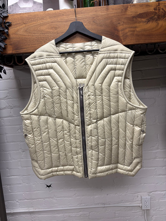 AW2022 Rick Owens ‘Strobe’ Pearl Padded Cargo Vest