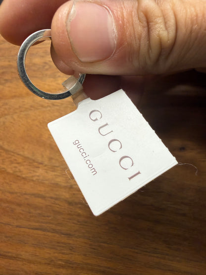 Gucci ‘Ghost’ .925 Silver Engraved Monogram Spacer Ring