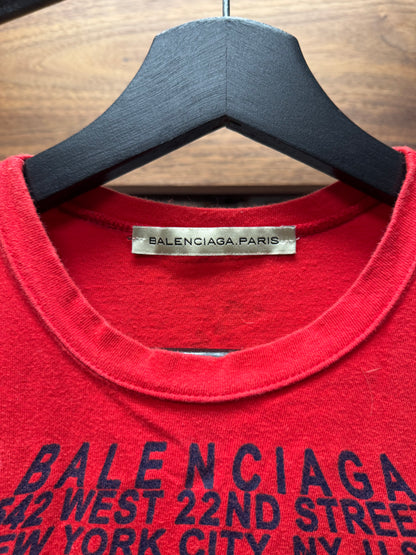 2000s Balenciaga by Ghesquiere ‘Jewelry District’ Distressed Tank Top