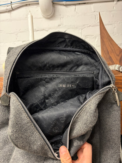AW1996 Alexander McQueen ‘Life is Pain’ Wool/Leather Strap Backpack