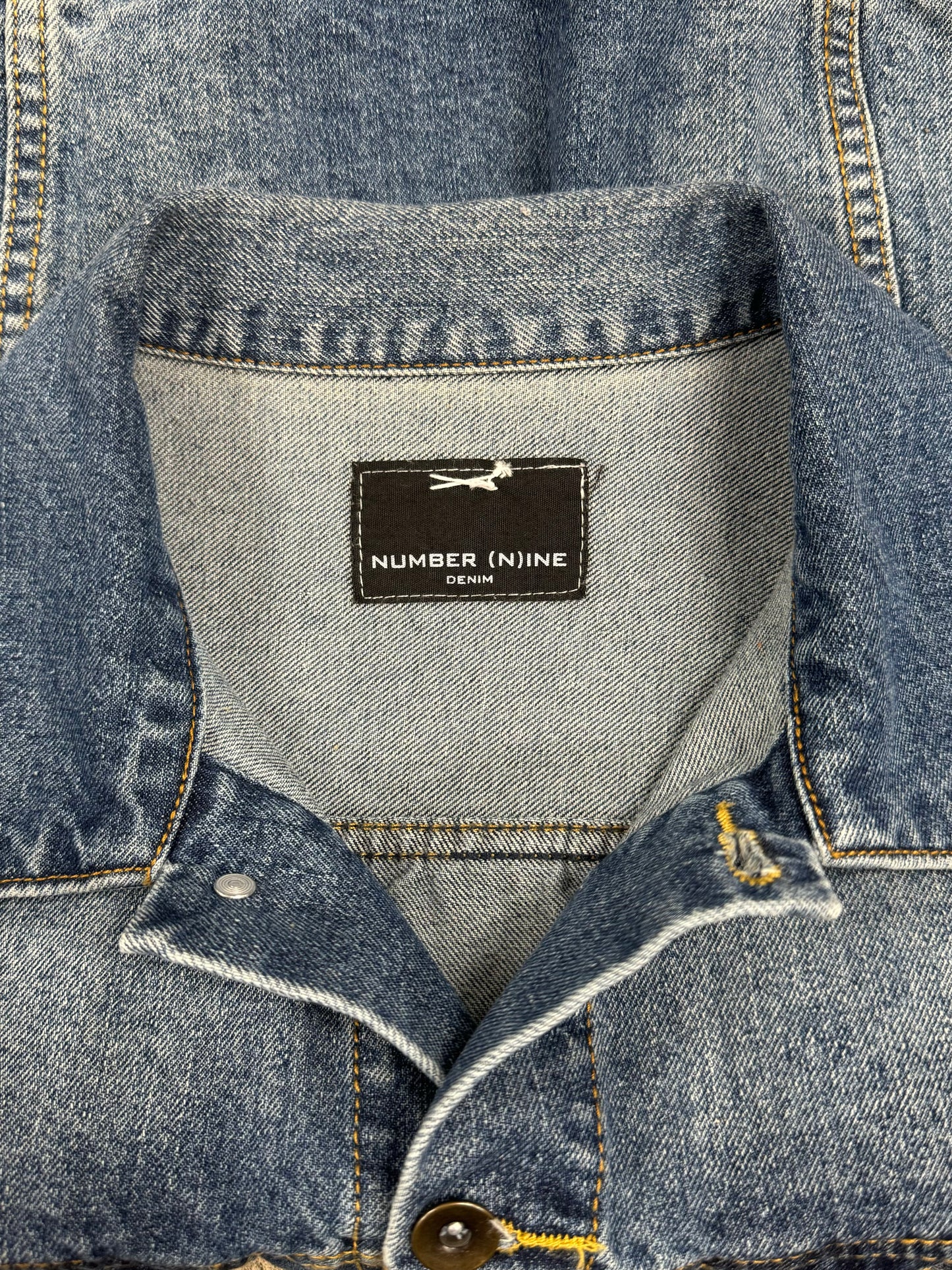 Number (N)ine Blue ‘Music Note’ Denim Jacket