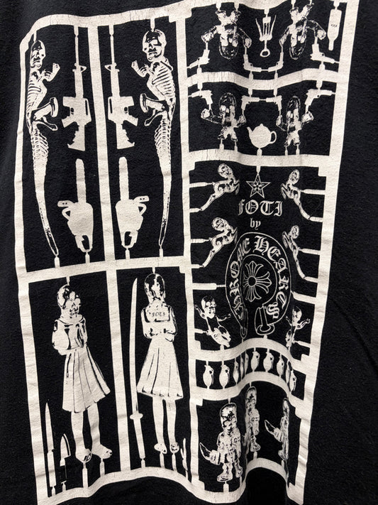 Chrome Hearts ‘Jarvis Skull’ Artwork Black Graphic T-Shirt