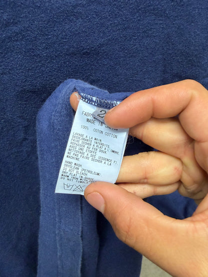 Vintage Yohji Yamamoto Y’s Blue ‘Paint Splatter’ Short Sleeve T-Shirt