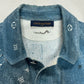 AW2020 Louis Vuitton ‘Snowfall’ Gradient Monogram Denim Overshirt