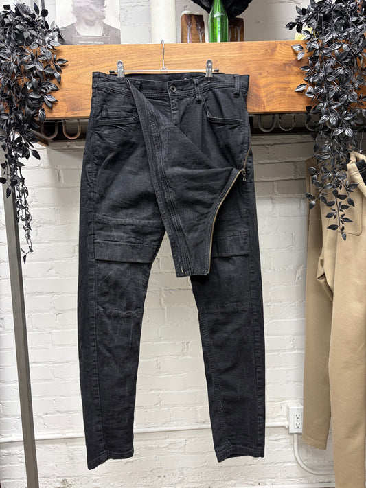AW2021 Julius ‘Aircut’ 8oz Black Skinny Cut Stretch Denim