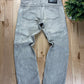 Dolce & Gabbana Distressed Grey Bootcut Denim