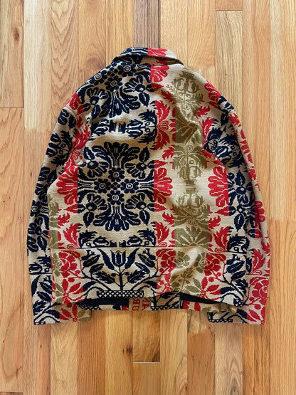 1/1 Bode Upcycled Vintage American Rug Patchwork Jacket