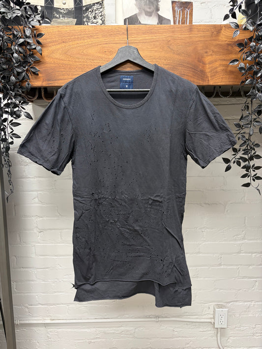 Miharayasuhiro Black Shotgun Distressed T-Shirt