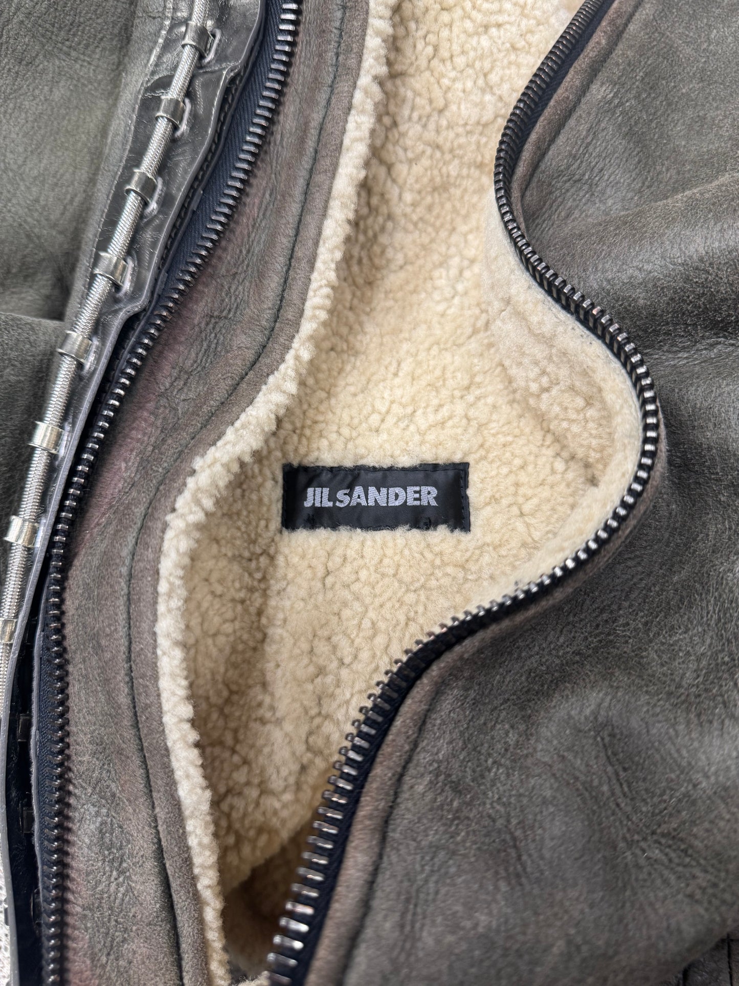 SS2009 Jil Sander by Raf Simons ‘Metal Wire’ Shearling Jacket