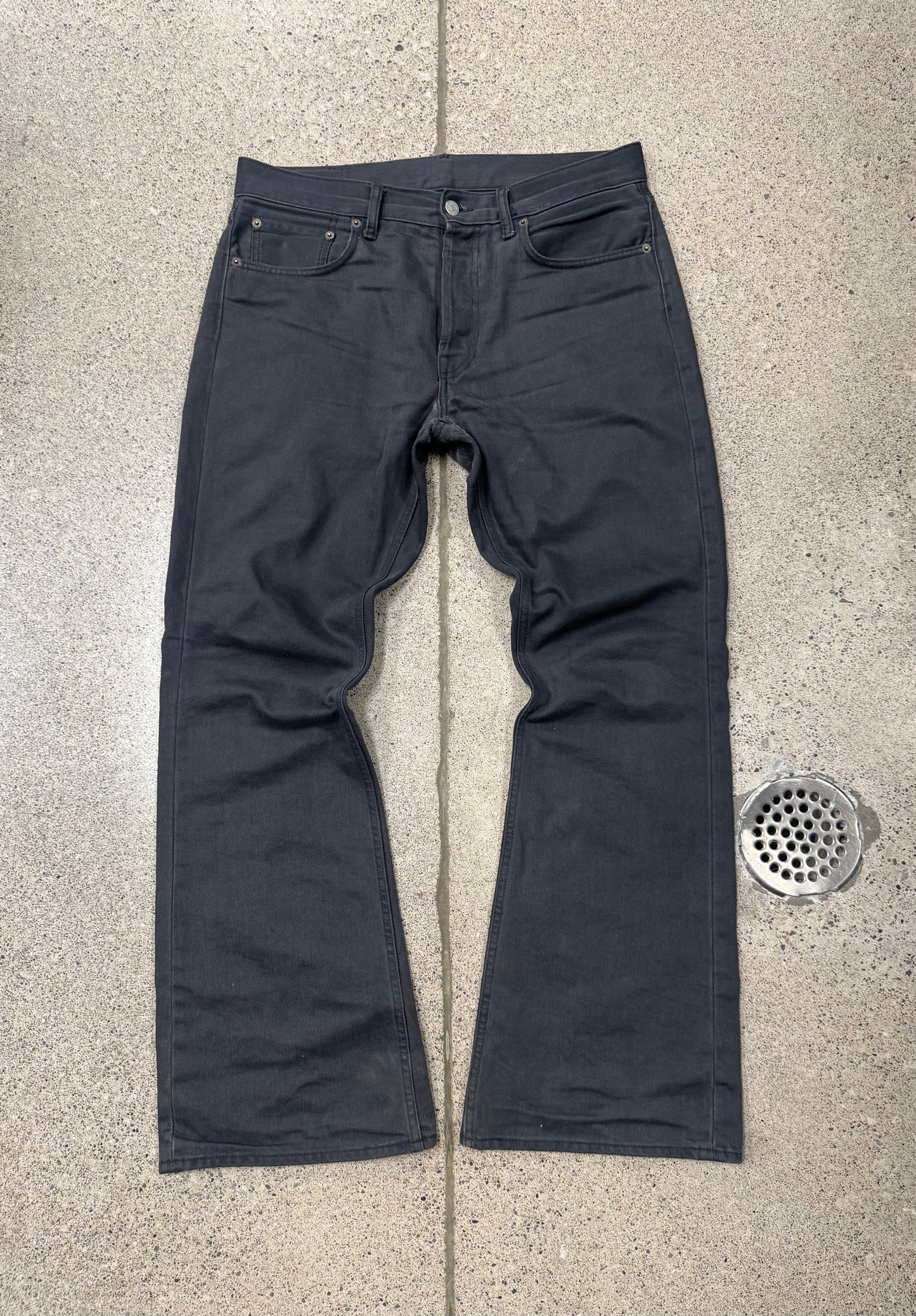 Acne Studios 1991 Flared Grey Denim