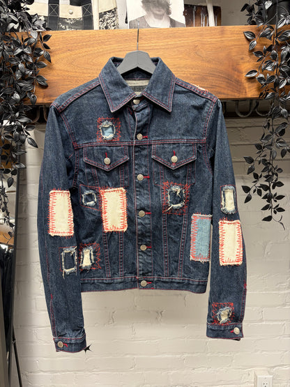 AW2000 Alexander McQueen ‘Scab’ Repaired Denim Jacket
