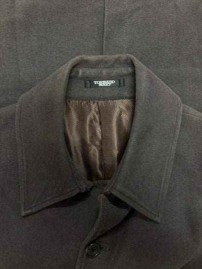 Tornado Mart Brown Wool Overcoat