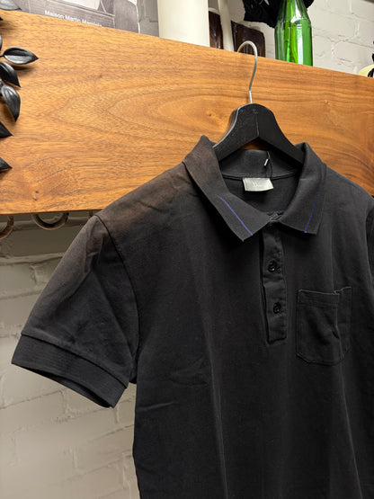 Dior Homme Embroidered ‘Bee Logo’ Black/Blue Polo