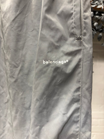 Balenciaga 3M ‘Simple Logo’ Grey Drawstring Track Pants
