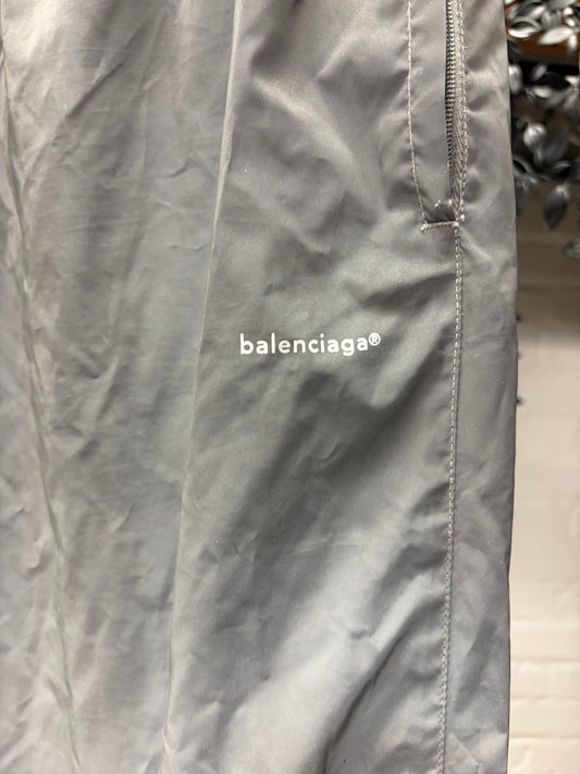 Balenciaga 3M ‘Simple Logo’ Grey Drawstring Track Pants
