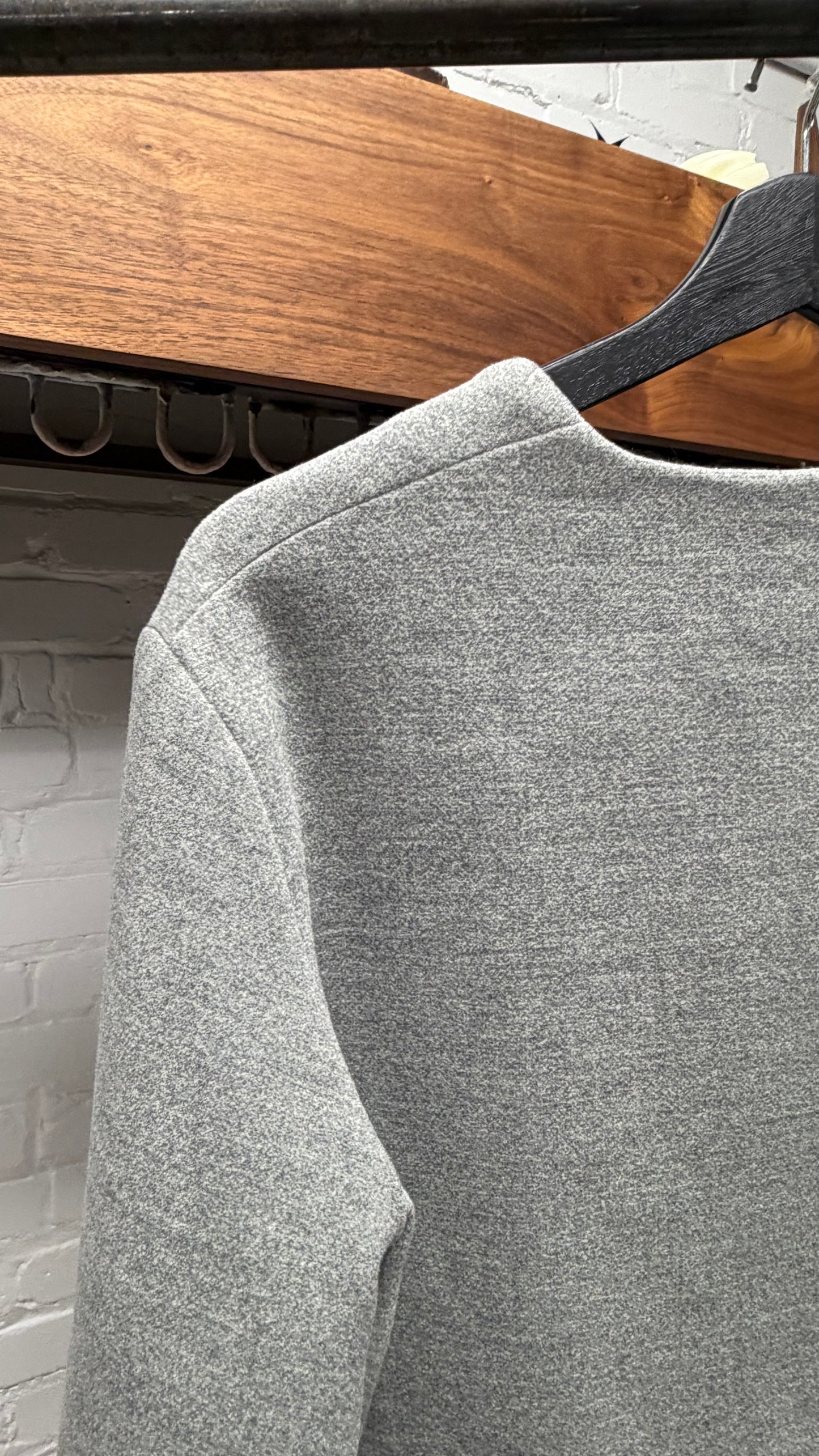 AW1999 Raf Simons Wool Sweater with Suiting Lined Interior