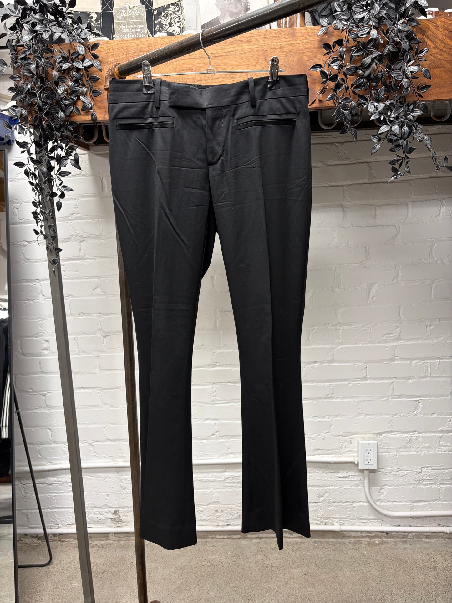 AW2004 Gucci by Tom Ford ‘Ribcage’ Black Slim Cut Suit Ensemble