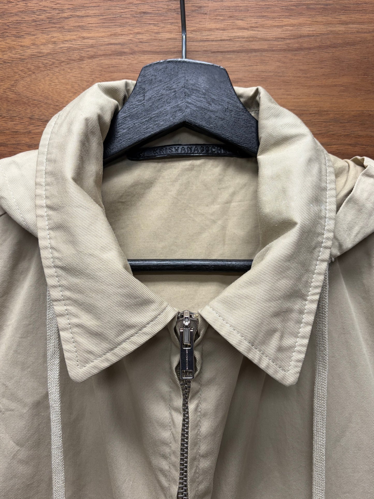 Kris Van Assche Detachable Sleeve Canvas Windbreaker Jacket