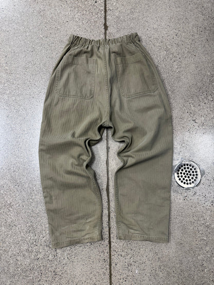 Kapital ‘Gemstone’ Studded Hickory Stripe Lounge Pants