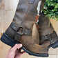 Harley Davidson Brown Leather Harness Boots