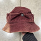 Kapital Sun-Faded Red Corduroy Bucket Hat