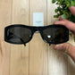 Celine ‘Gloss Black/Gold’ Oval Shape Retro Sunglasses