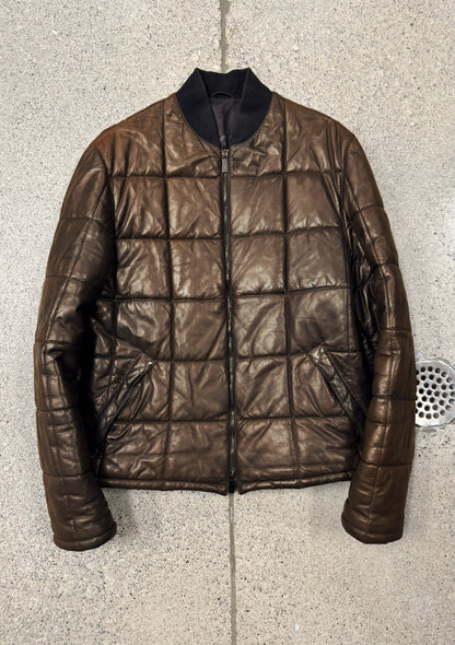 Gucci by Tom Ford ‘Ferrari’ Quilted Leather Bomber Jacket