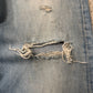 2021 Acne Studios ‘Dirt Wash’ Blue Flared Cut Denim