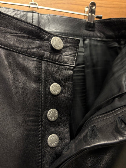 Vintage Helmut Lang Lambskin Leather Skinny Cut Pants